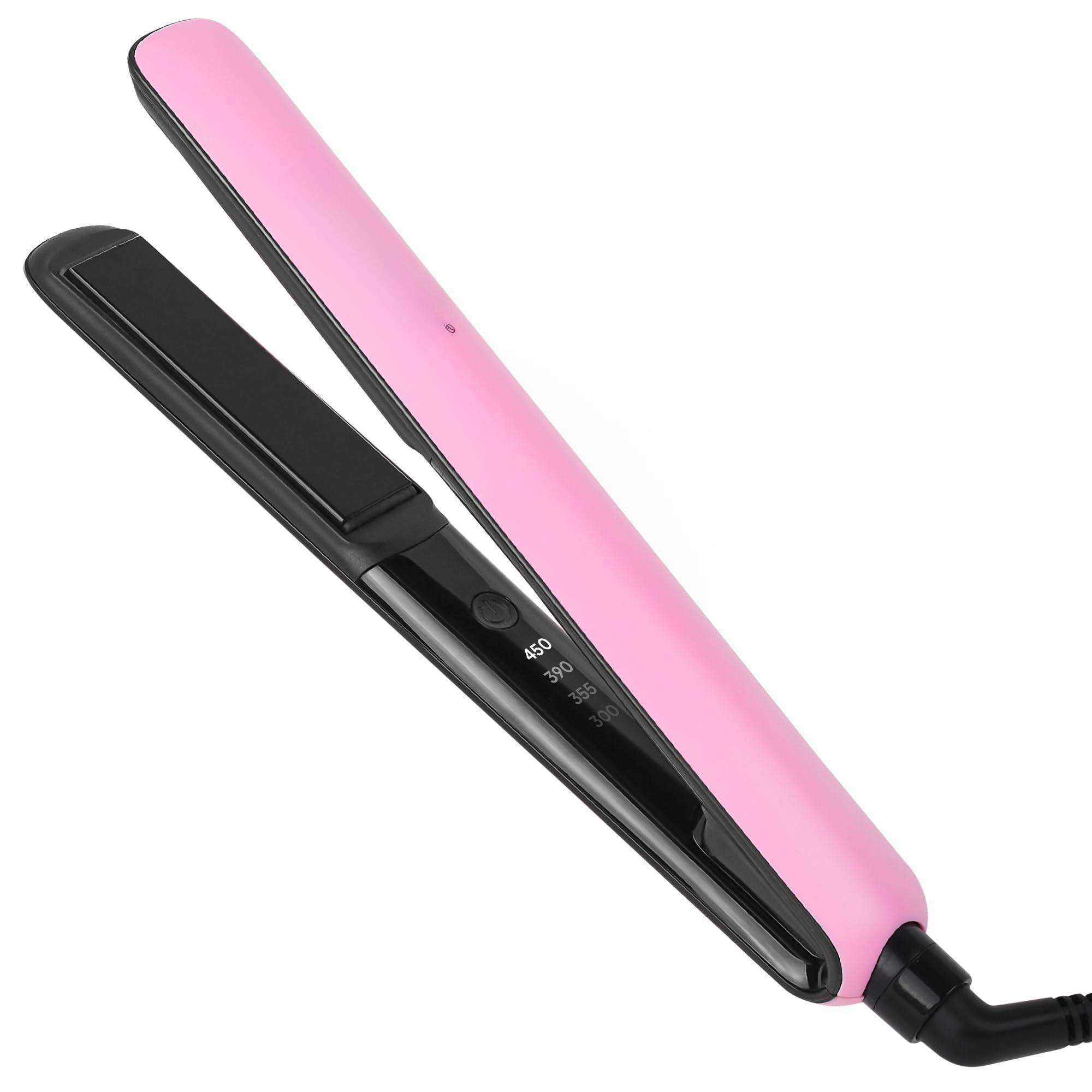 Live At Space - Cosmic Iron - Straightener Styling Hair Tool Pink Versatile The Is Game Changer - Pi