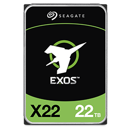 Seagate - ST22000NM001E Exos X22 22TB 3.5 Inch Hyperscale SATA 6Gb/s HDD Internal Hard Drive