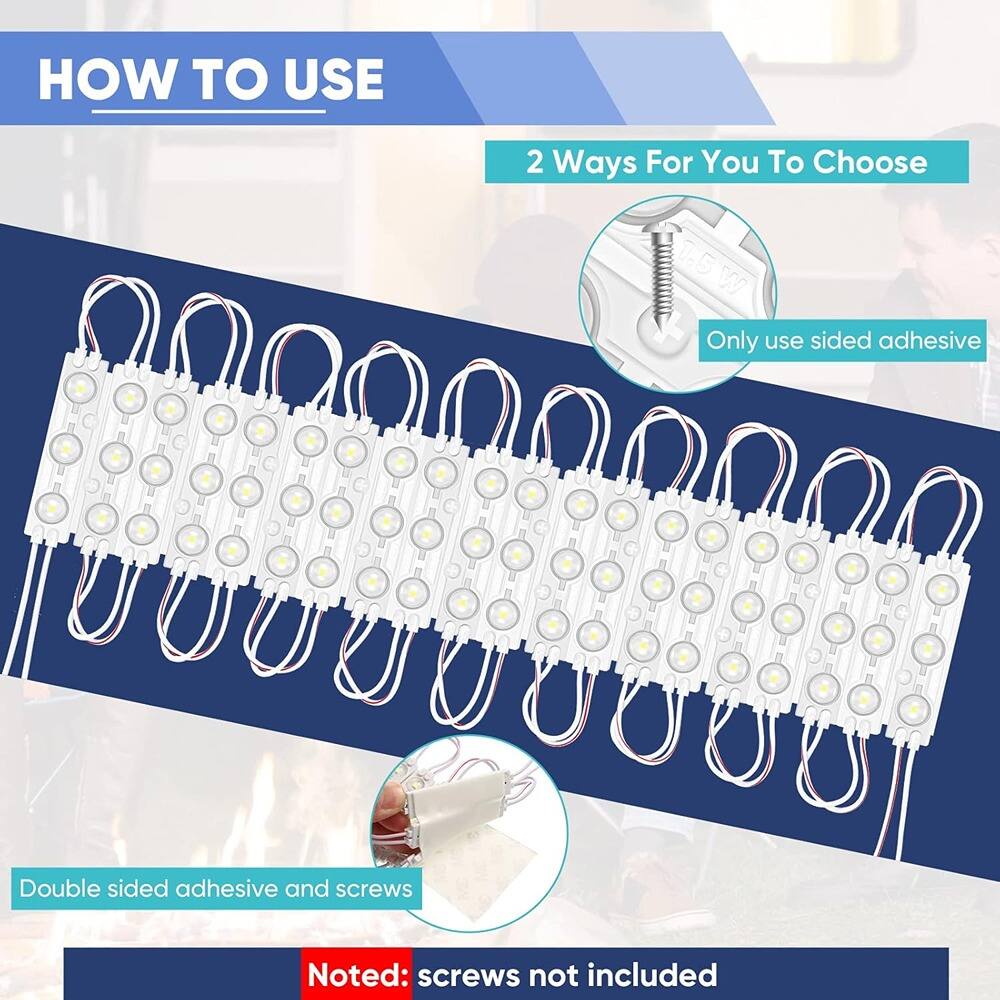 HOW TO USE

2 Ways For You To Choose

1. Only use sided adhesive
2. Double sided adhesive and screws

Noted: screws not included