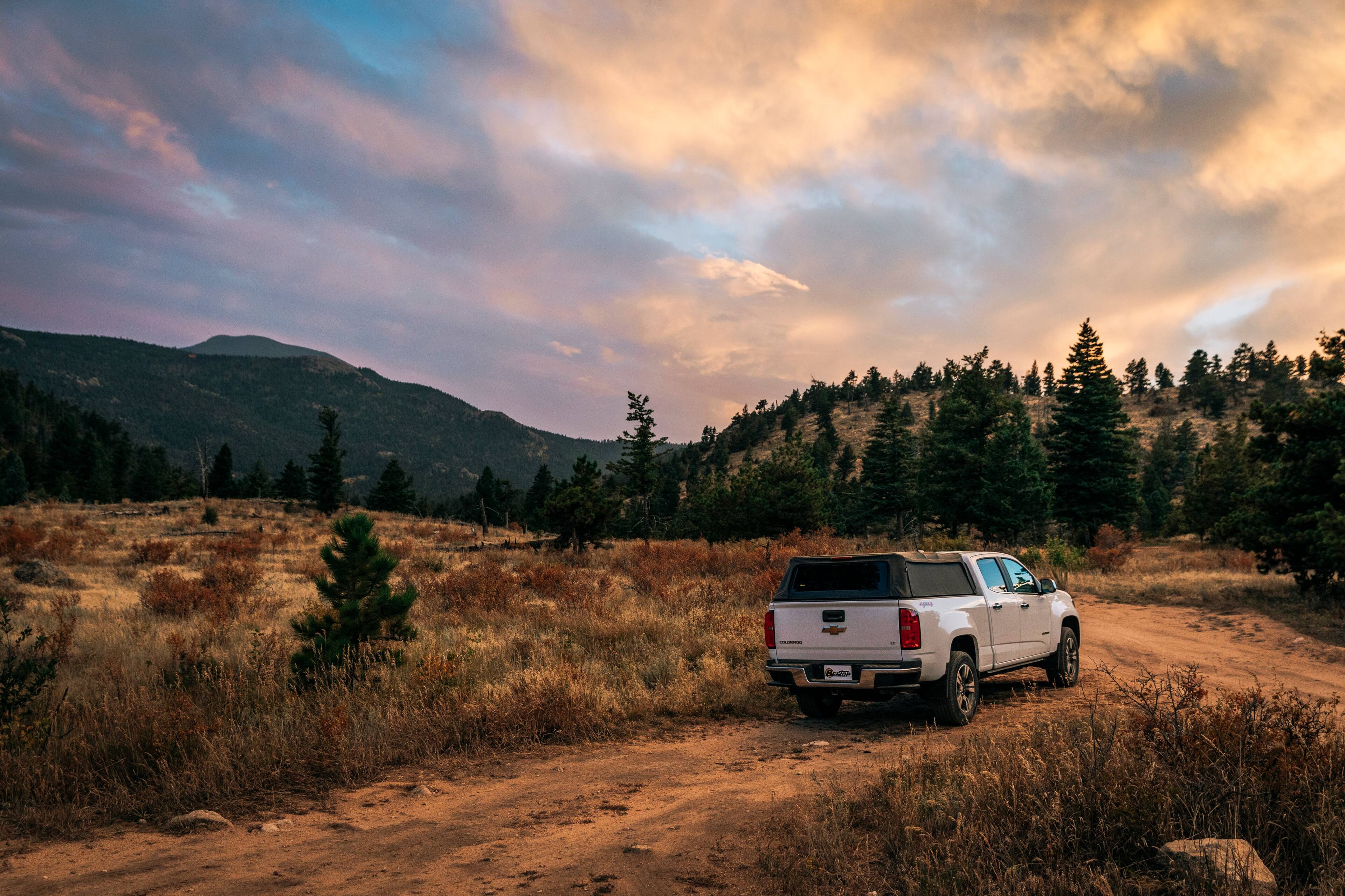 Alt View 2. Bestop - Supertop for Truck 2 - '19-Current Silverado/Sierra 1500; For 5.8 ft. bed; w/o Carbon Fiber Bed - Black.