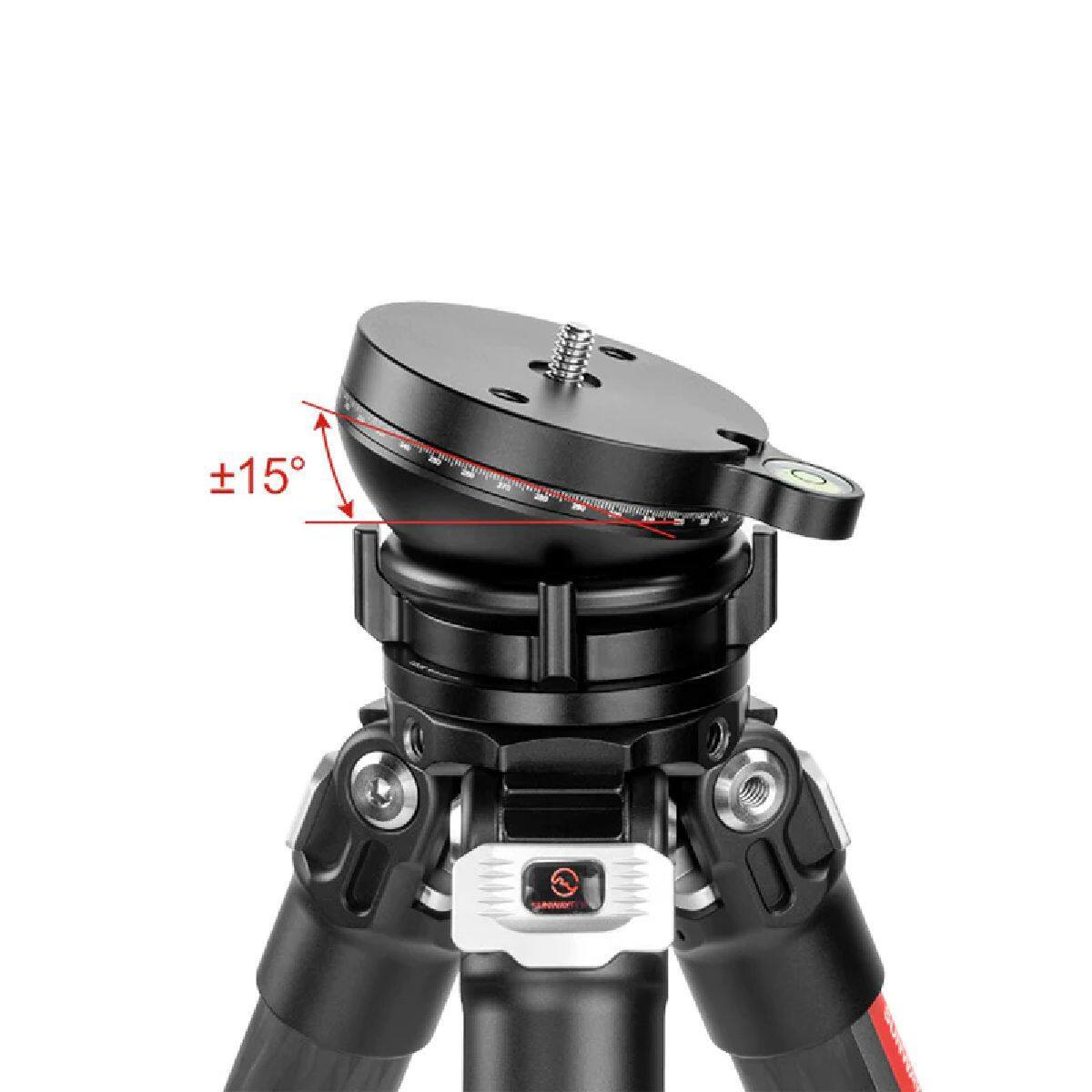 Alt View 4. SunwayFoto - SunwayFoto LB-68R 360 Degree Panoramic Tripod Leveling Base.