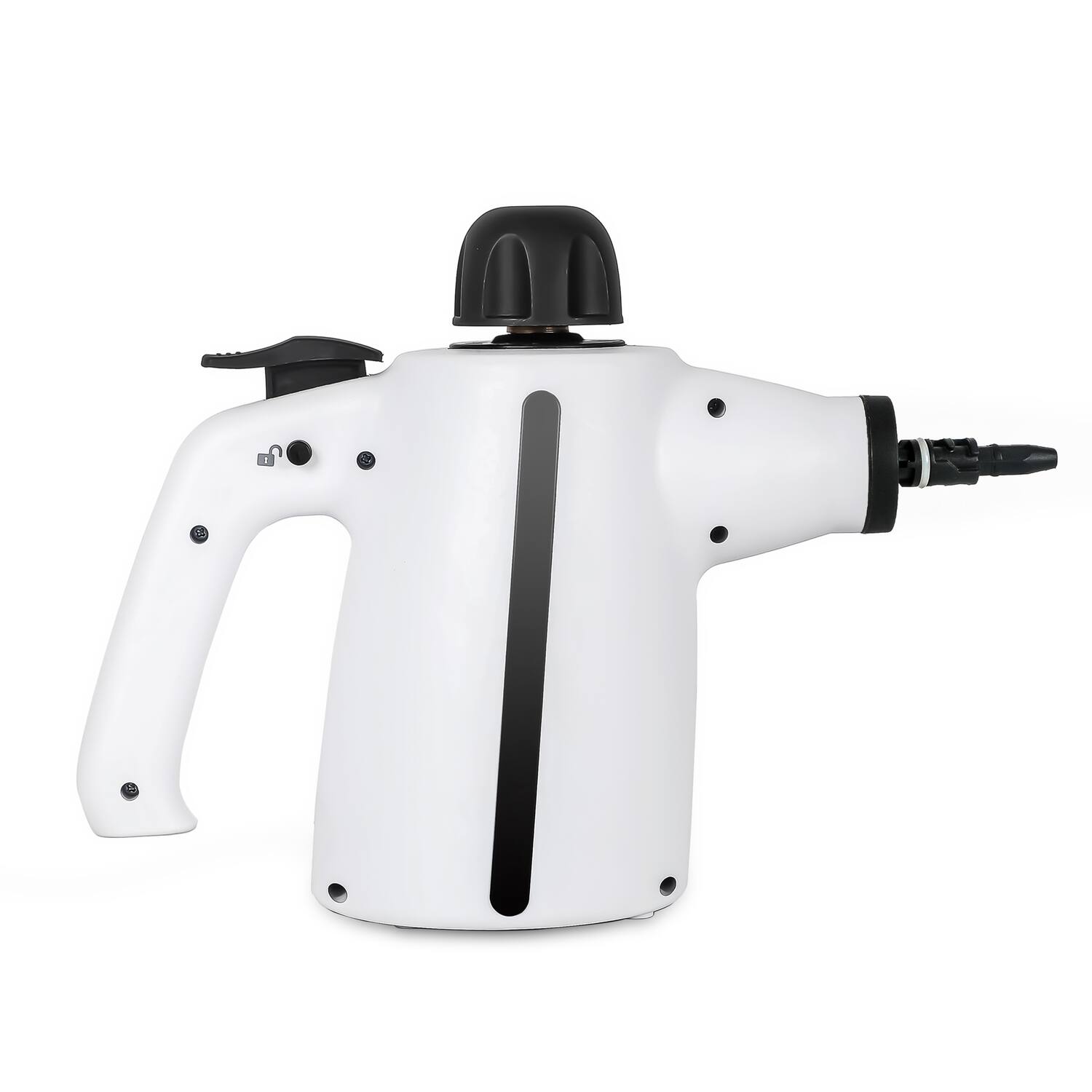 Alt View 6. Commercial Care - Commercial Care Handheld Steam Cleaner 9-Piece Accessory Set-White - WHITE.