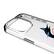 Alt View 2. Keyscaper - Miami Marlins Linen Logo iPhone Clear Case - 16e - Multicolor.
