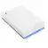Front. Seagate - Game Drive for PlayStation Consoles 5TB External USB 3.2 Gen 1 Portable Hard Drive with Blue LED Lighting - White.