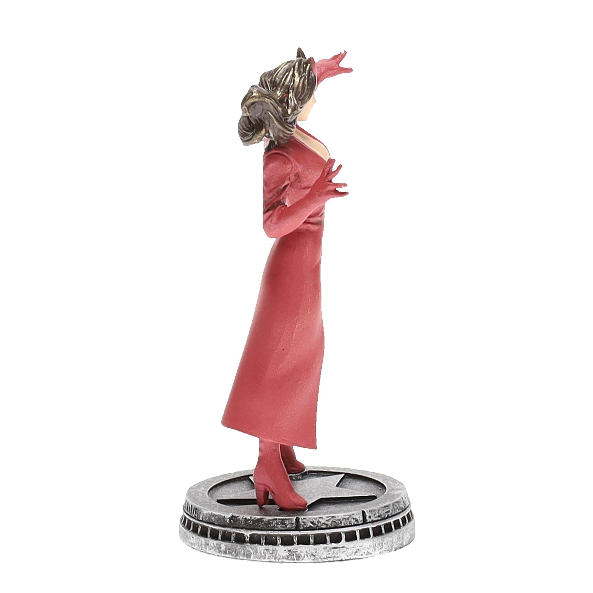 Alt View 3. Marvel - Marvel Chess Collection #29 Scarlet Witch (Pawn) | Chess Piece Only - Red.
