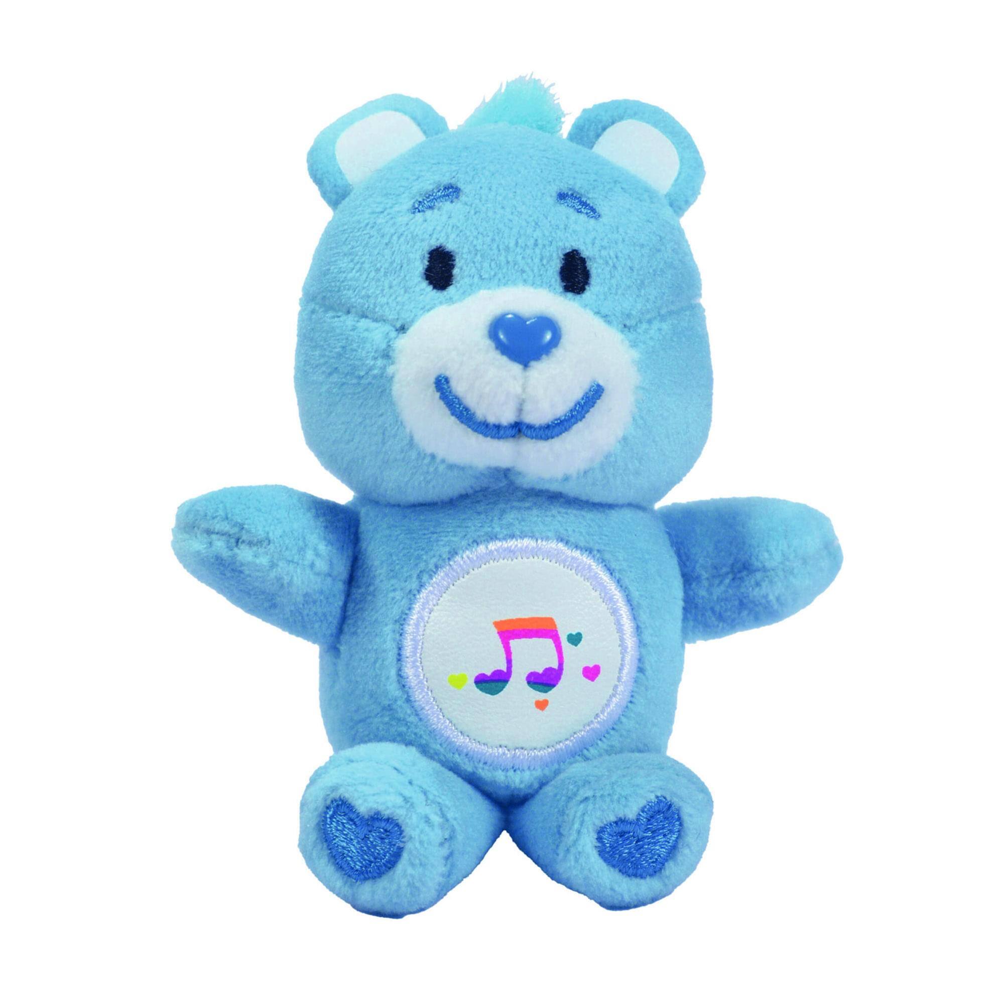 Front. Super Impulse - World's Smallest Care Bears Plush Series 6 | Heartsong Bear - Blue.