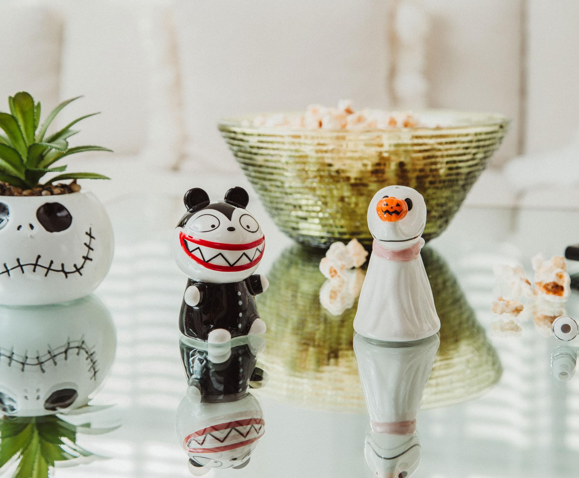 Alt View 10. Disney - Disney The Nightmare Before Christmas Zero and Teddy Salt and Pepper Shaker Set - Black.