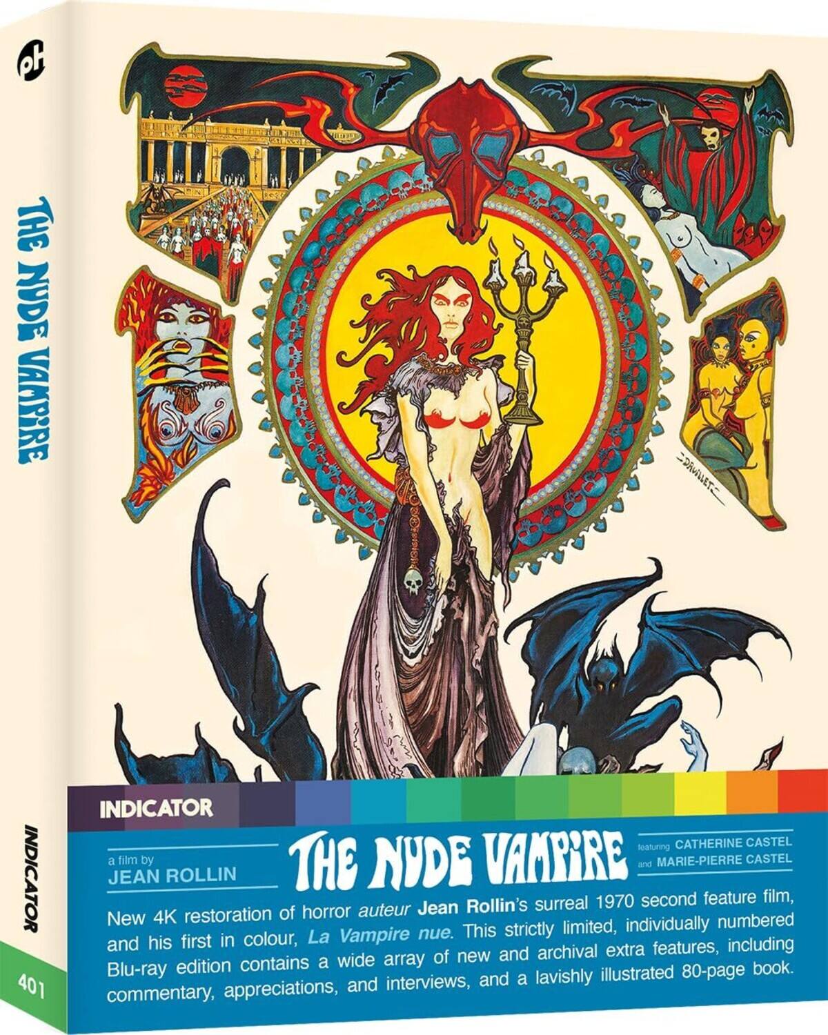 Front. The Nude Vampire   - BLU-RAY.