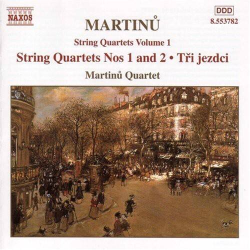 NAXOS  
String Quartets Volume 1  
String Quartets Nos 1 and 2 • Tří jezdci  
Martinů Quartet  
8.553782