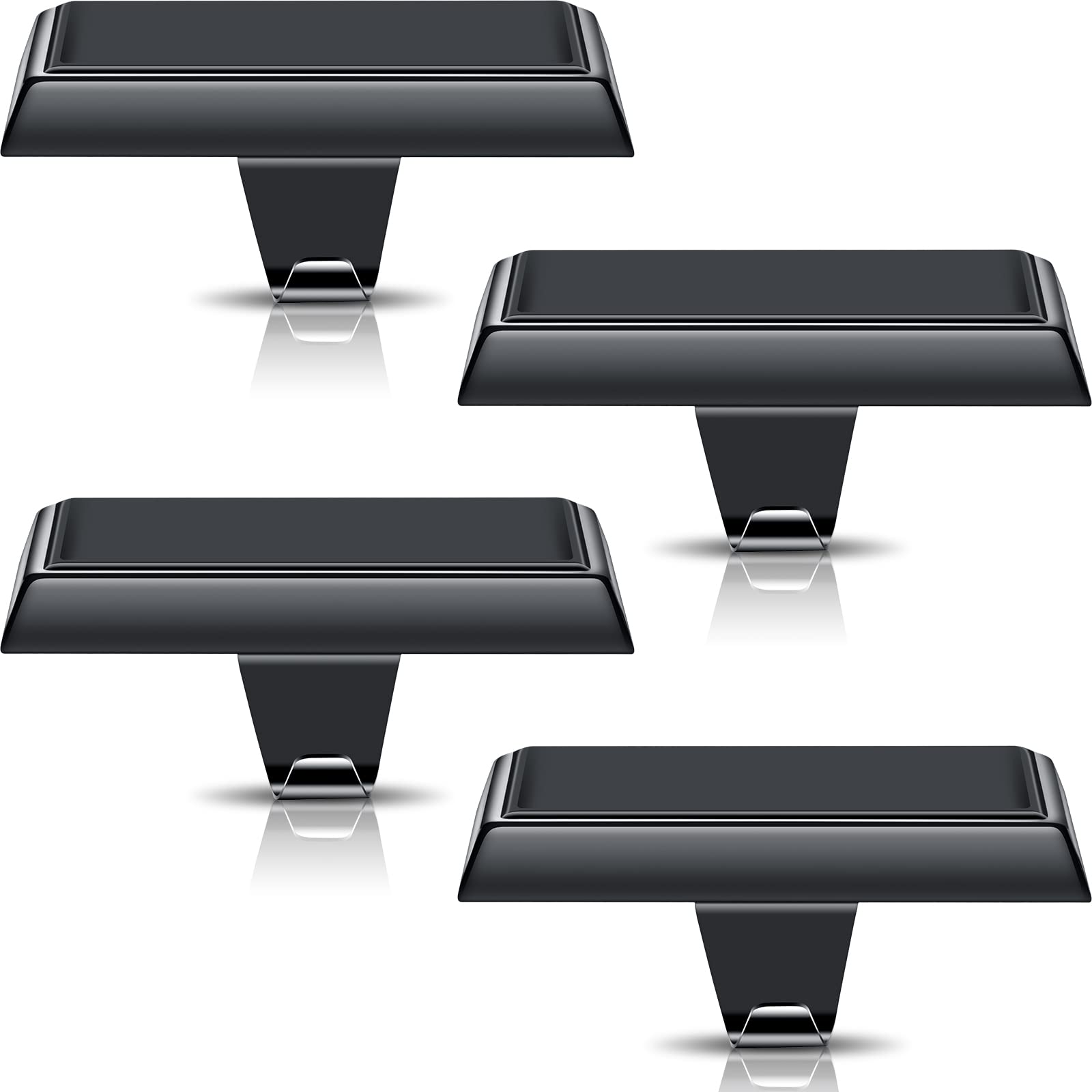 Alt View 8. Paradigms Interiors - 4 Christmas Stocking Holders For Mantle Weighted Holder Fireplace Hangers Xmas Holiday Party Decoration - Red Bronze-4.