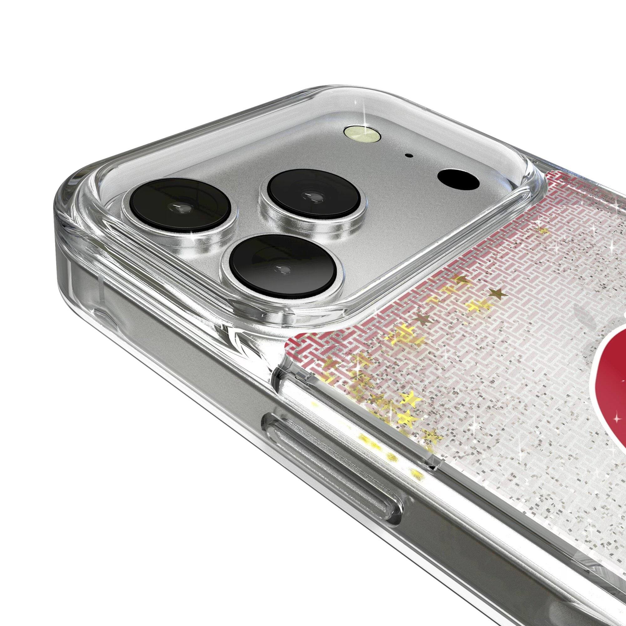 Alt View 2. Keyscaper - Tampa Bay Buccaneers Linen Logo iPhone Glitter Case - 13 Pro Max - Multicolor.