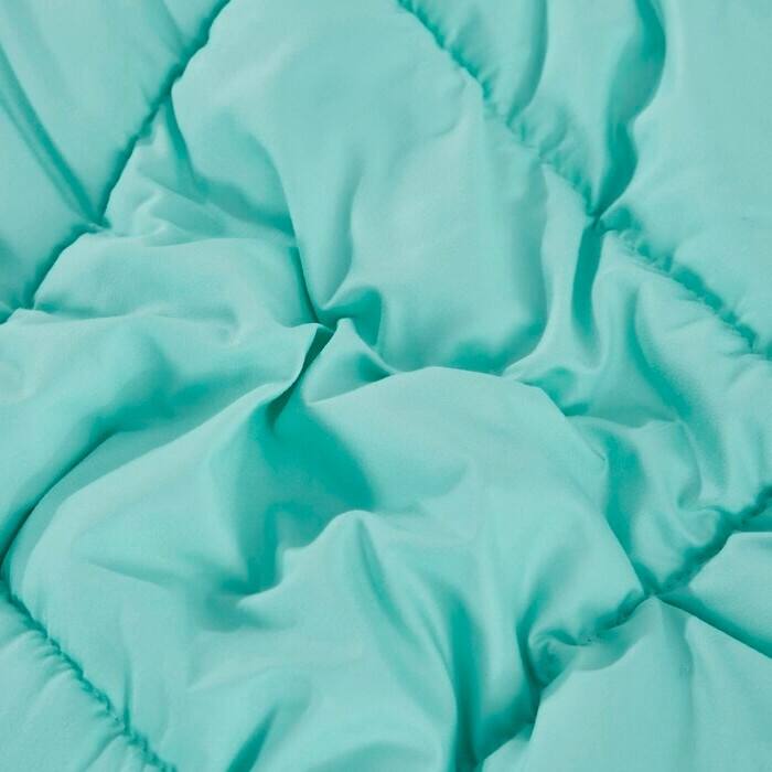 Back. Hivvago - Twin/Twin XL Traditional Microfiber Reversible 3 Piece Comforter Set in Blue/Grey - Blue/Grey.