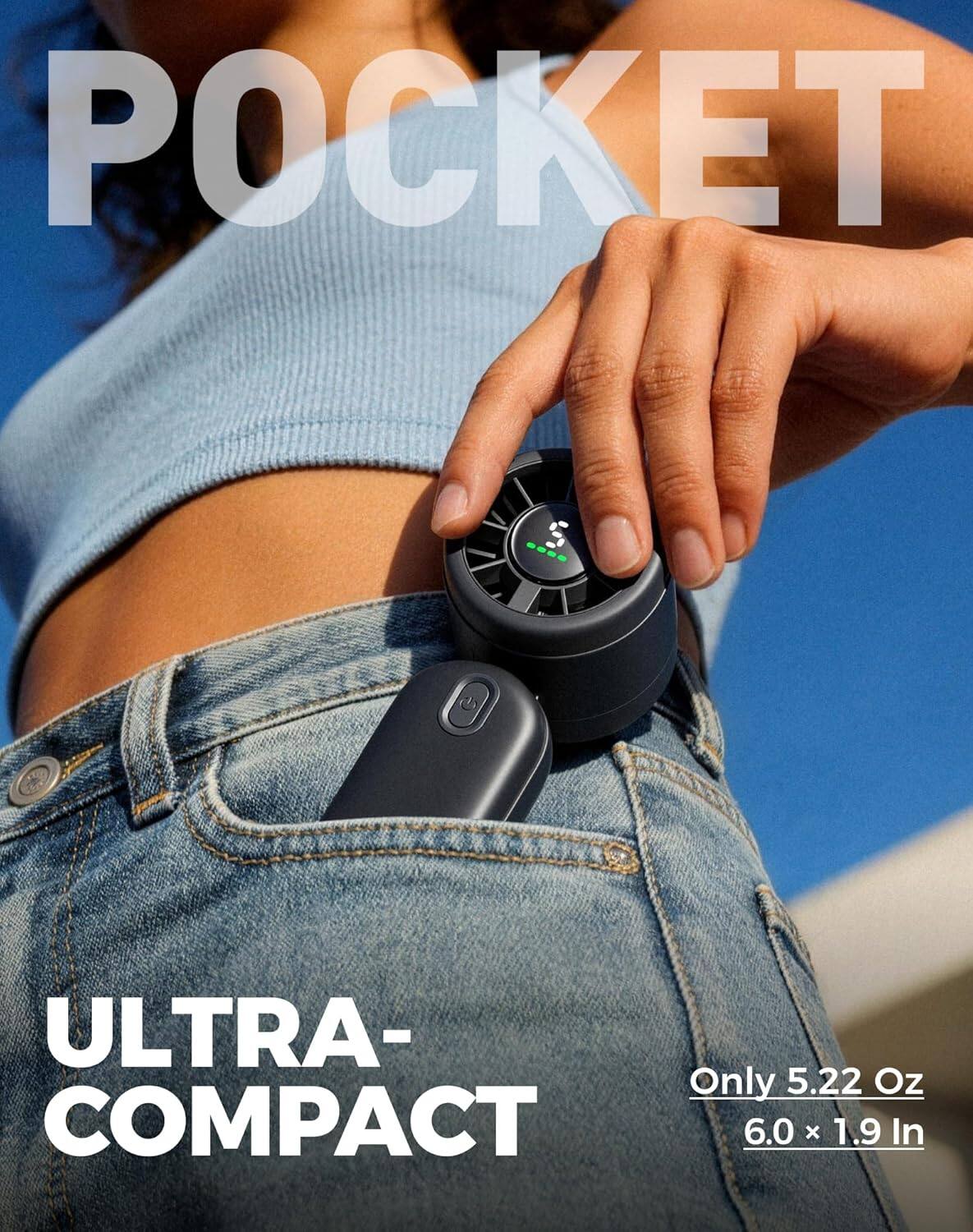 POCKET ULTRA-COMPACT  
Only 5.22 Oz  
6.0 x 1.9 In