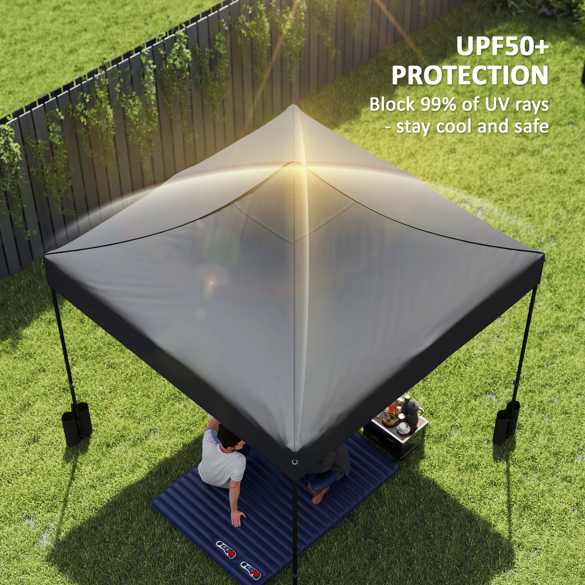 UPF50+ PROTECTION Block 99% of UV rays - stay cool and safe