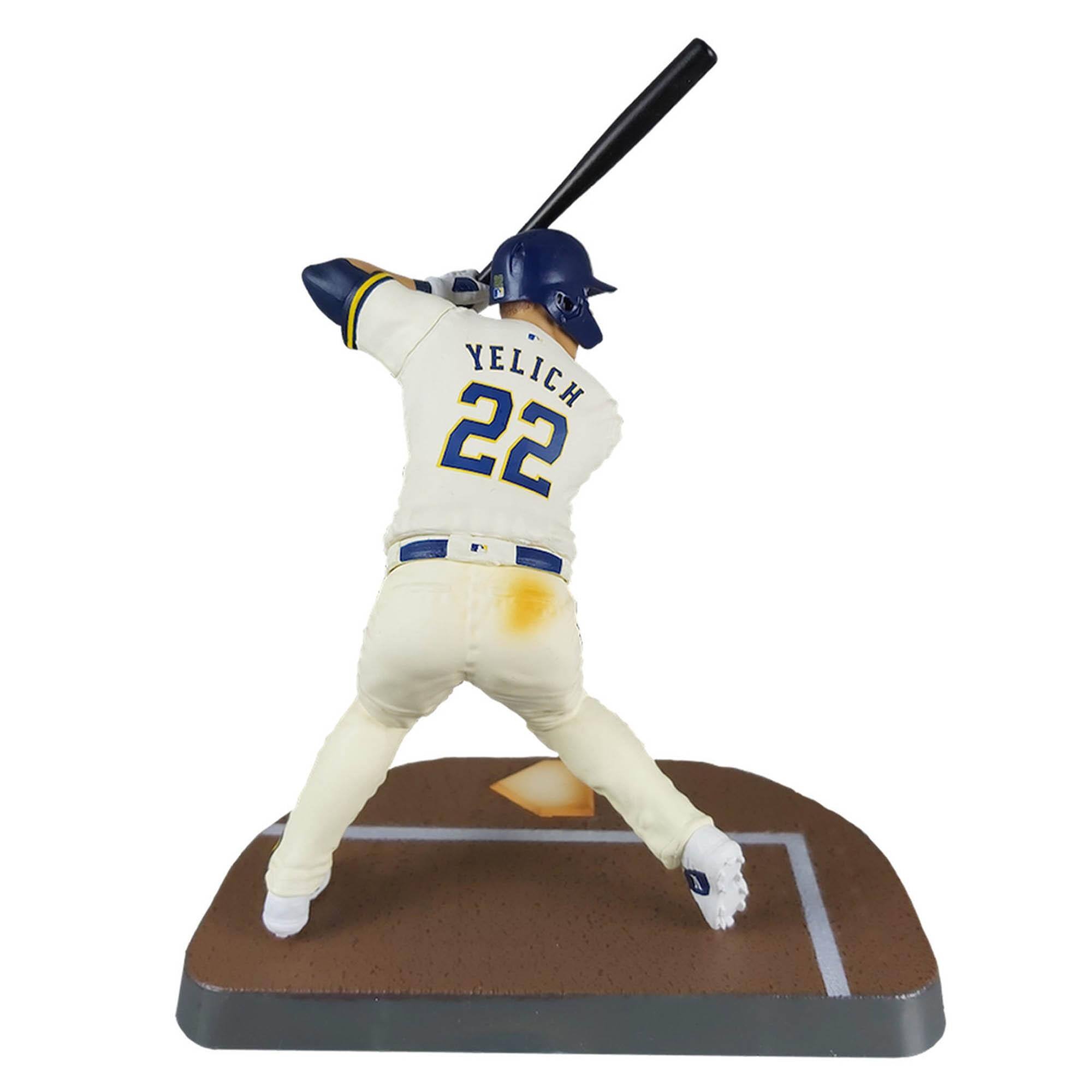 Alt View 2. MLB - MLB Milwaukee Brewers 6 Inch Figure | Christian Yelich - Blue.