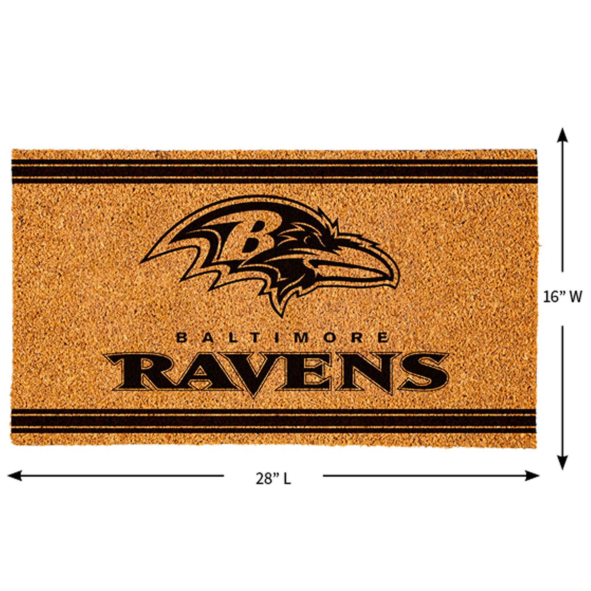 B 16" W  
BALTIMORE RAVENS  
28" L