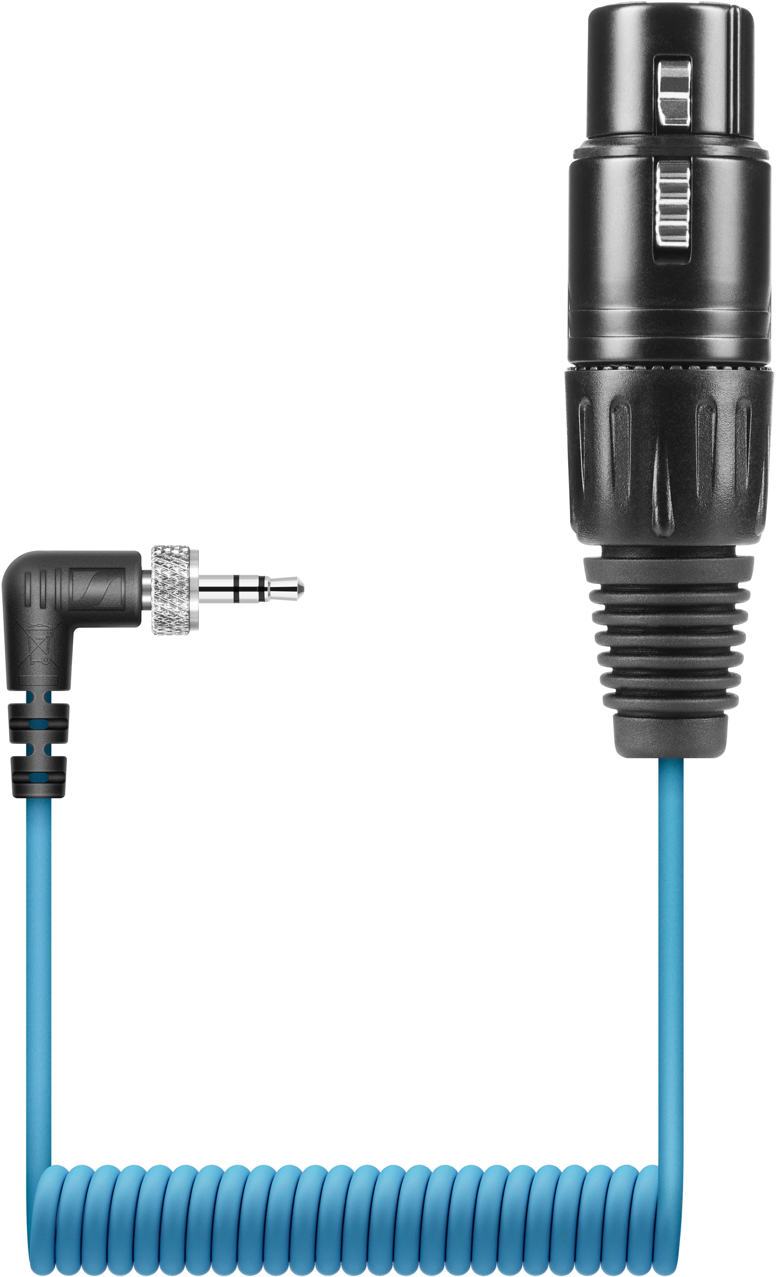 Angle. Sennheiser - MKE 600 Camcorder Shotgun Microphone with Carrying Case, Shock Mount, Foam Windscreen - Black.