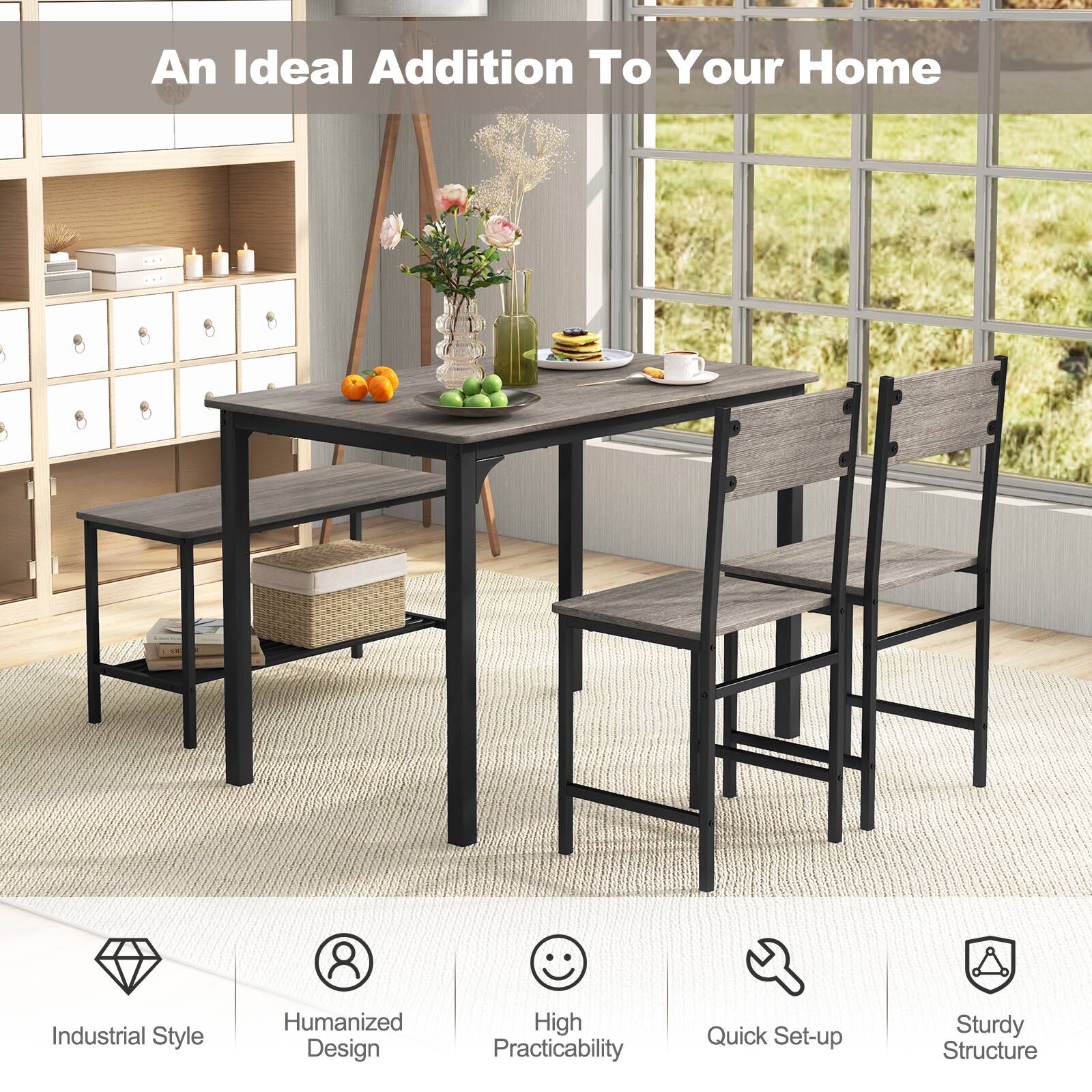 An Ideal Addition To Your Home

Industrial Style
Humanized Design
High Practicability
Quick Set-up
Sturdy Structure