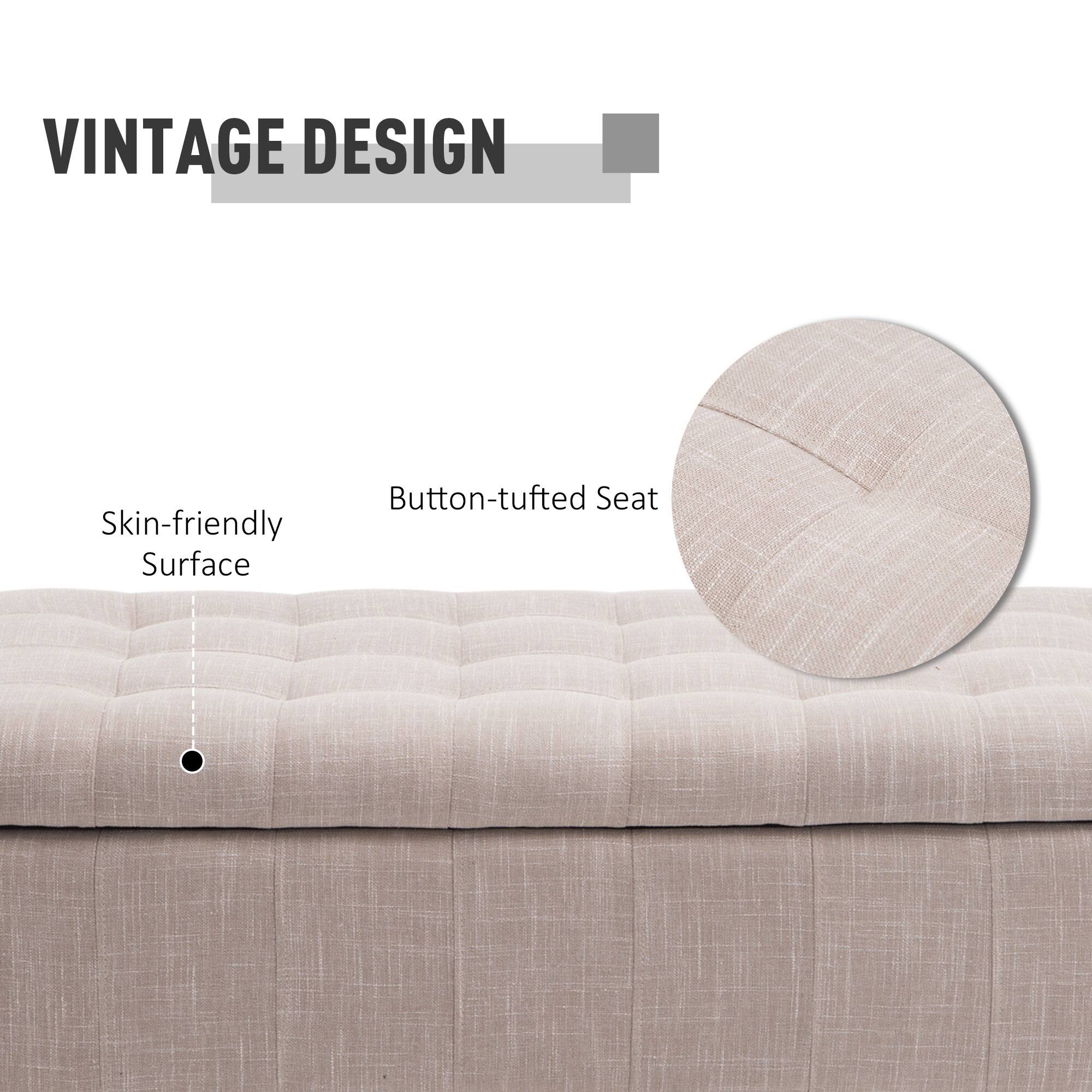 VINTAGE DESIGN

Button-tufted Seat  
Skin-friendly Surface