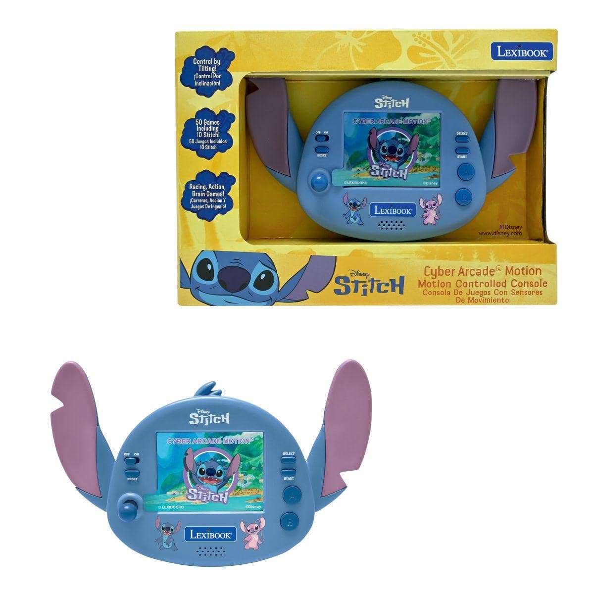Lexibook - Disney Stitch Cyber Arcade Motion Console with Gesture Control & 50 Games price history on PriceWatchPro