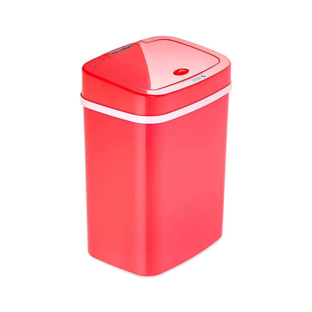 Nine Stars - Rectangular Motion Sensor Trash Can 3.2 Gallon ABS