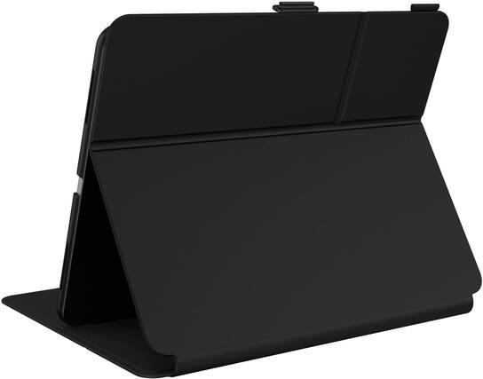 Front. Speck - Speck Black Balance Folio for 12.9-inch iPad Pro (2018-2022) - Black.