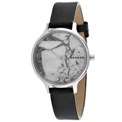 Front. Skagen - Skagen Men's Ancher White Dial Watch - SKW2719 - White.