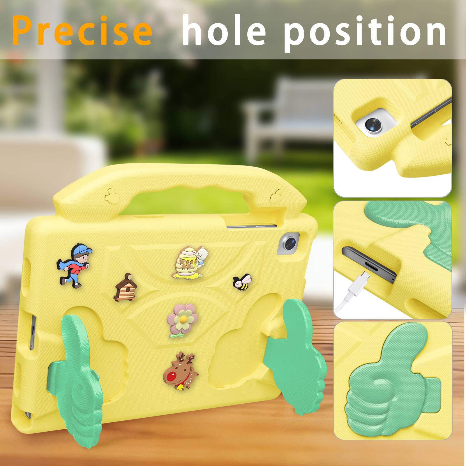 Precise hole position