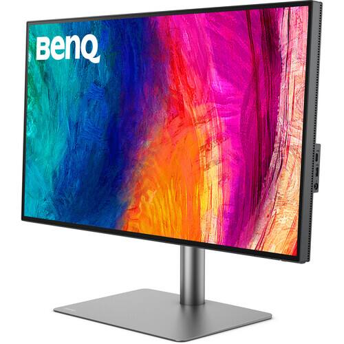 Alt View 3. BenQ - PD3225U 31.5" 4K UHD IPS 60Hz 5ms GTG IPS P3 Thunderbolt 3 HDR10 Designer Monitor - Gray.