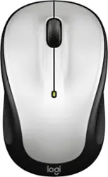 Logitech - M325s Wireless Optical Compact Ambidextrous Mouse - Wireless - Pale Gray - Front_Zoom