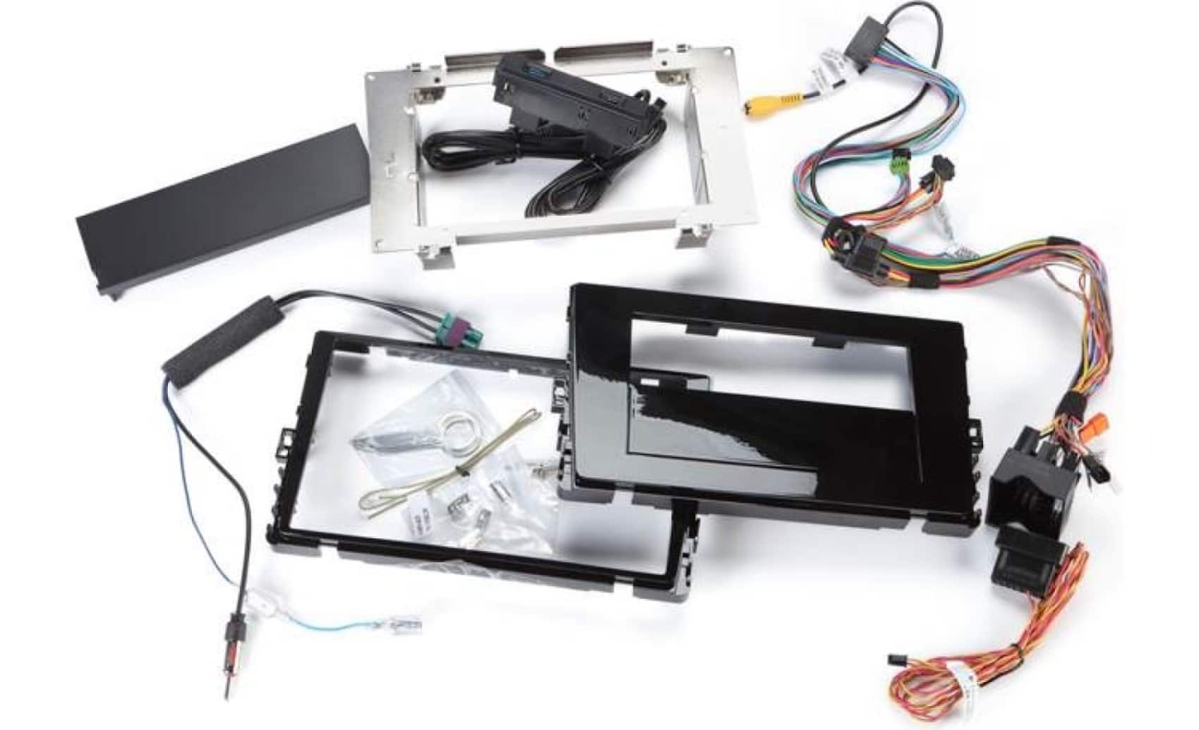 Maestro - Radio Replacement Dash Kit for Select Volkswagen Vehicles 2018 and up - Black - Front_Zoom