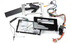 Front. Maestro - Radio Replacement Dash Kit for Select Volkswagen Vehicles 2018 and up. - Black.