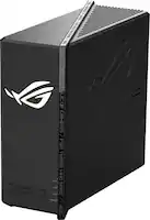ASUS - ROG Strix GS-BE18000 Tri-Band Wi-Fi 7 Gaming Router - Black - Front_Zoom