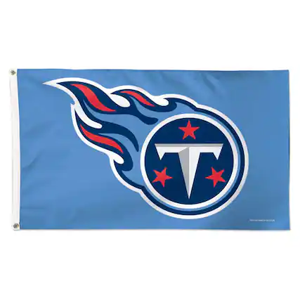 Front. WinCraft - Tennessee Titans Deluxe 3' x 5' Flag - Multicolor.