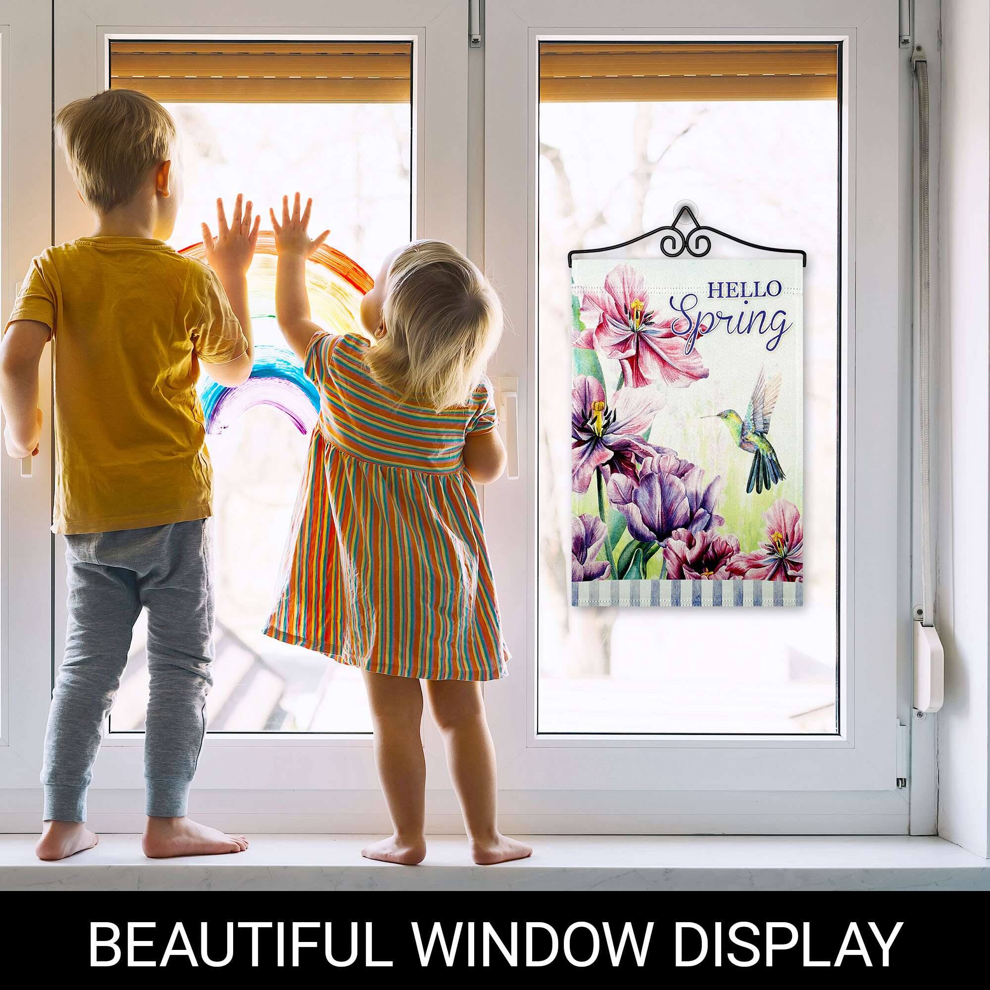 HELLO Spring  
BEAUTIFUL WINDOW DISPLAY
