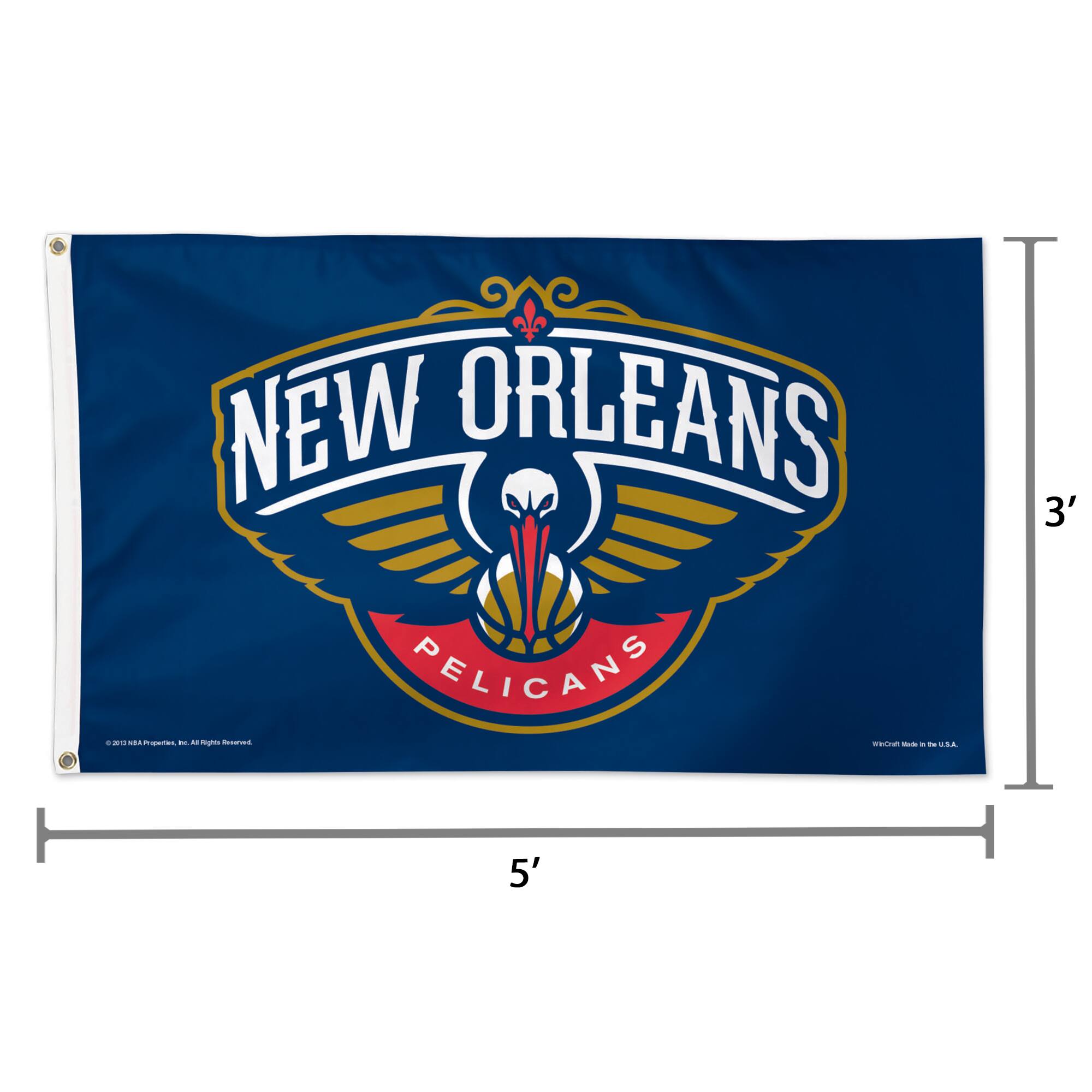 NEW ORLEANS  
PELICANS  

3'  
5'