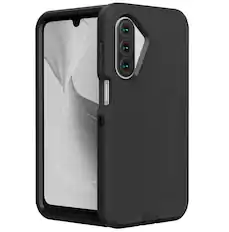 Front. Entronix - Entronix Case Compatible with Galaxy A26 - Heavy Duty Protection - Black.