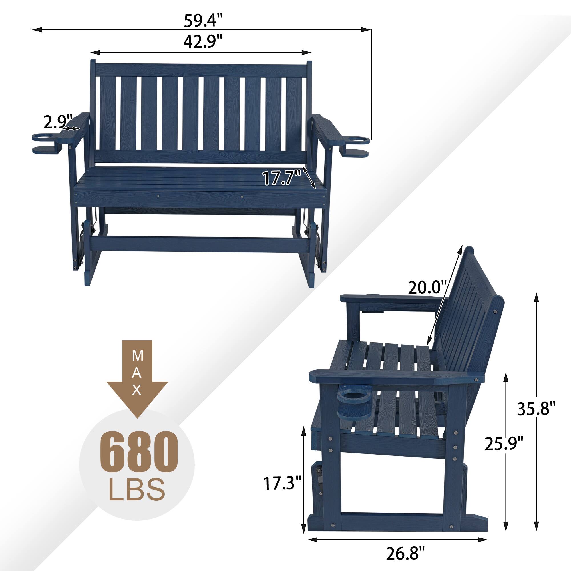59.4"  
42.9"  
2.9"  
17.7"  
20.0"  
M  
MAX  
680 LBS  
17.3"  
35.8"  
25.9"  
26.8"