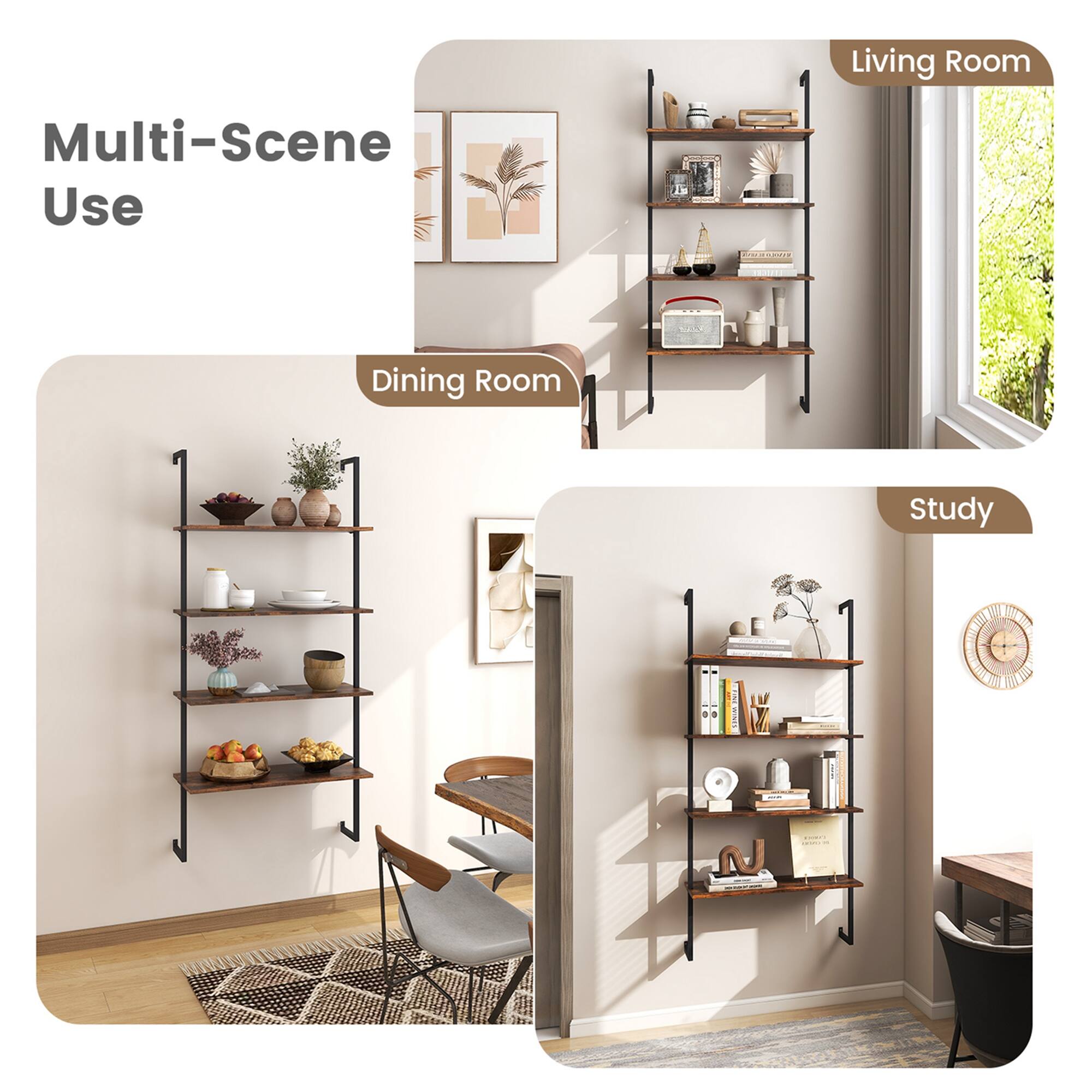 Multi-Scene Use

Living Room

Dining Room

Study