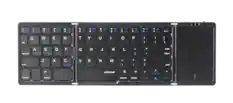 - Esc ! 1 Q F1 2 1 F2 # 3 F3 $ 4 Fa F4 % 5 F5 A 6 H44 F6 & 7 114 F7 * 8 D F8 ( 9 F9 ) 0 F10 I F11 + = F12 Del tab Q OS W Android E Windows R T Y U I o P { I } I i / caps lock A BT S BT2 D BT3 F G H J K L : ; " 1 enter return shift Z x C Pairing V N M < 1 > . ? I shift alt radioshack alt pgup control fn option command option home pgdn end