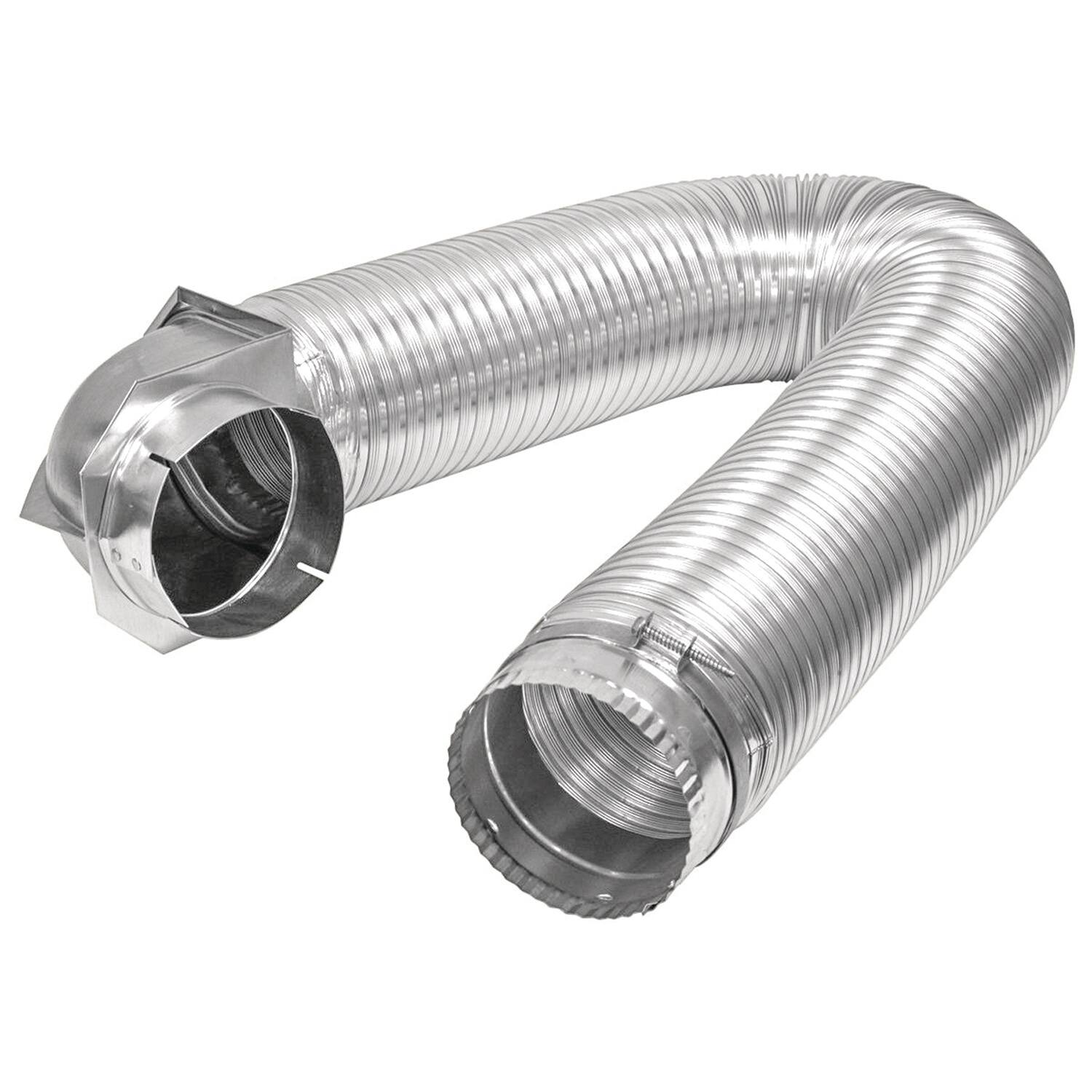 Alt View 1. Builder's Best - 4" x 8ft UL Transition-Duct Single-Elbow Kit.