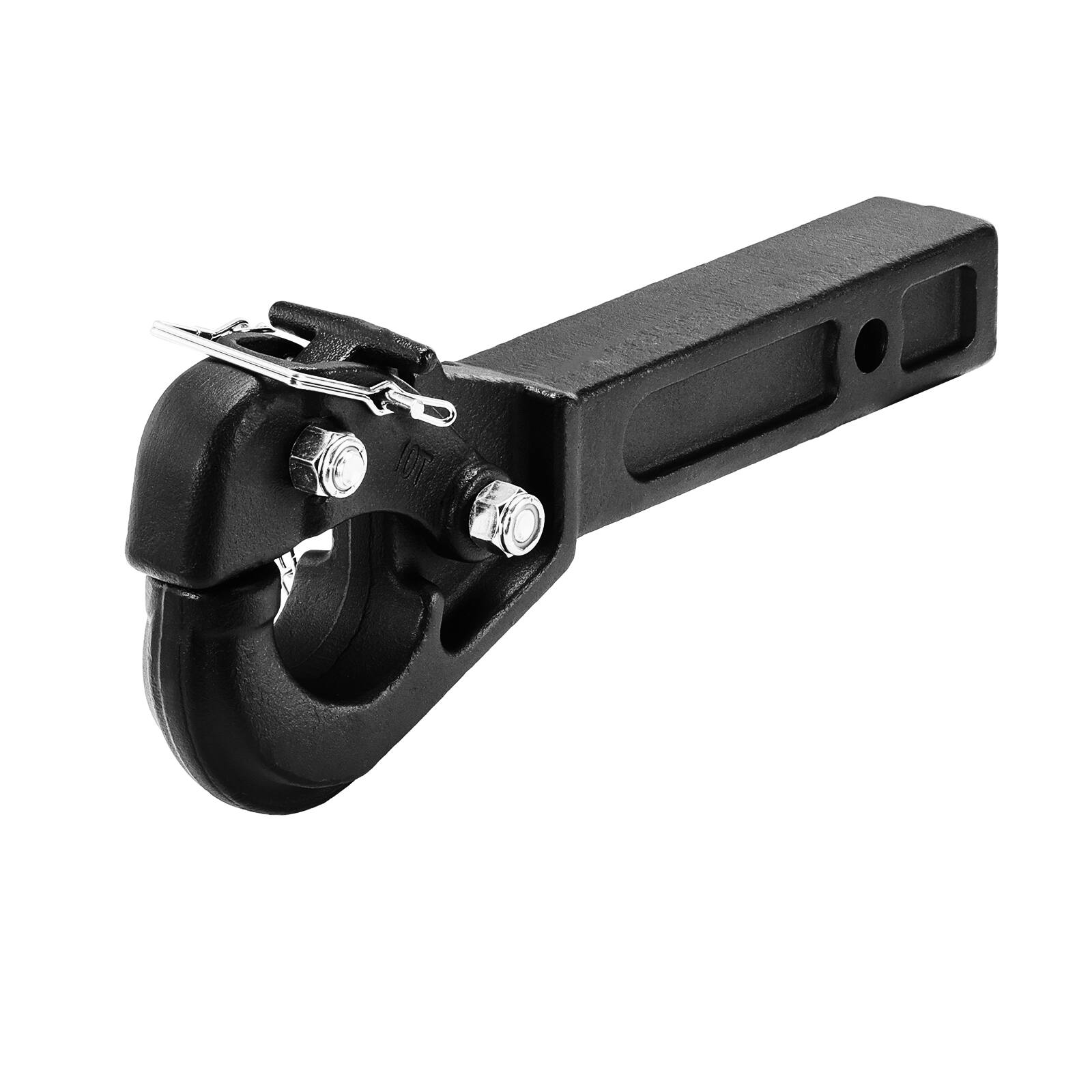 Alt View 5. VEVOR - Pintle Hook, 20000 lbs Towing Capacity, Pintle Hitch Receiver for 2-inch Hitch Hook Military Receiver - Black.
