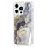 Left. Case-Mate - Print Hardshell Case for iPhone 13 Pro - Navy Marble.
