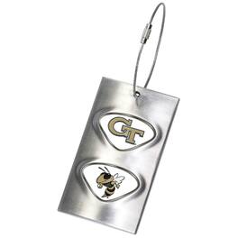 Jardine - Georgia Tech Yellow Jackets Bag Tag - Silver