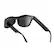 Alt View 1. WearIQ - Bluetooth Smart Sunglasses - Matte Black.