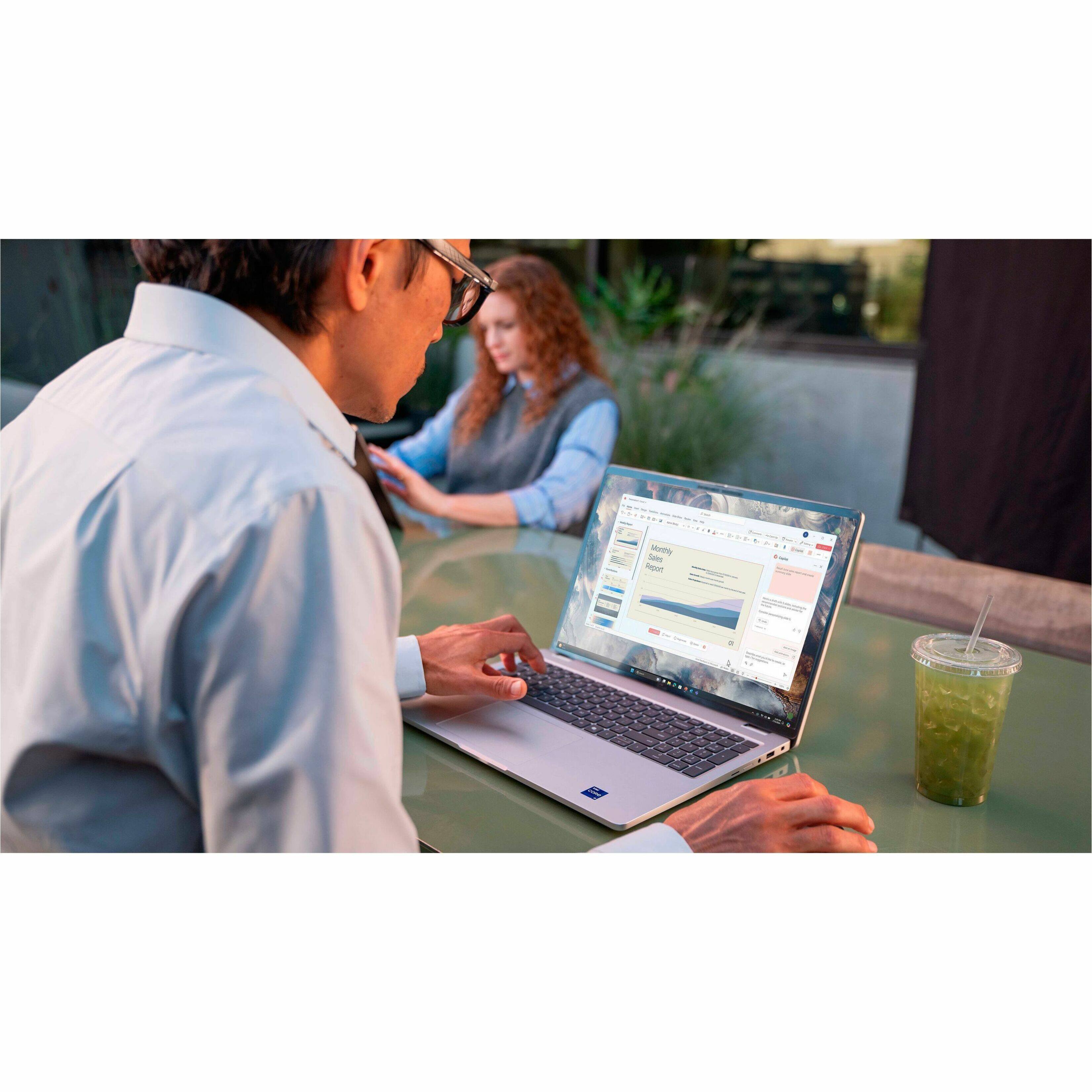 Alt View 40. Dell - Pro 16 Plus 16" IPS 1920 x 1200 (Full HD Plus) Laptop - Intel Core Ultra 7 with 16GB Memory - 512 GB SSD - Silver.