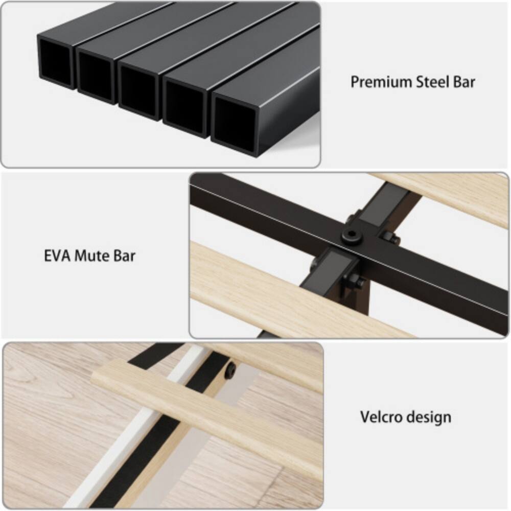Premium Steel Bar  
EVA Mute Bar  
Velcro design