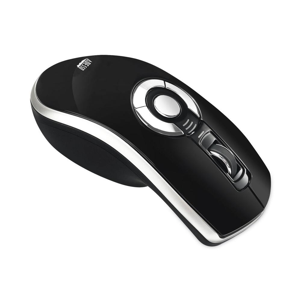 Angle. Adesso - IMOUSEP20 2.4 GHz Frequency 100 ft. Wireless Range Left/Right Hand Use Air Mouse Elite Wireless Presenter Mouse - Black - Black.