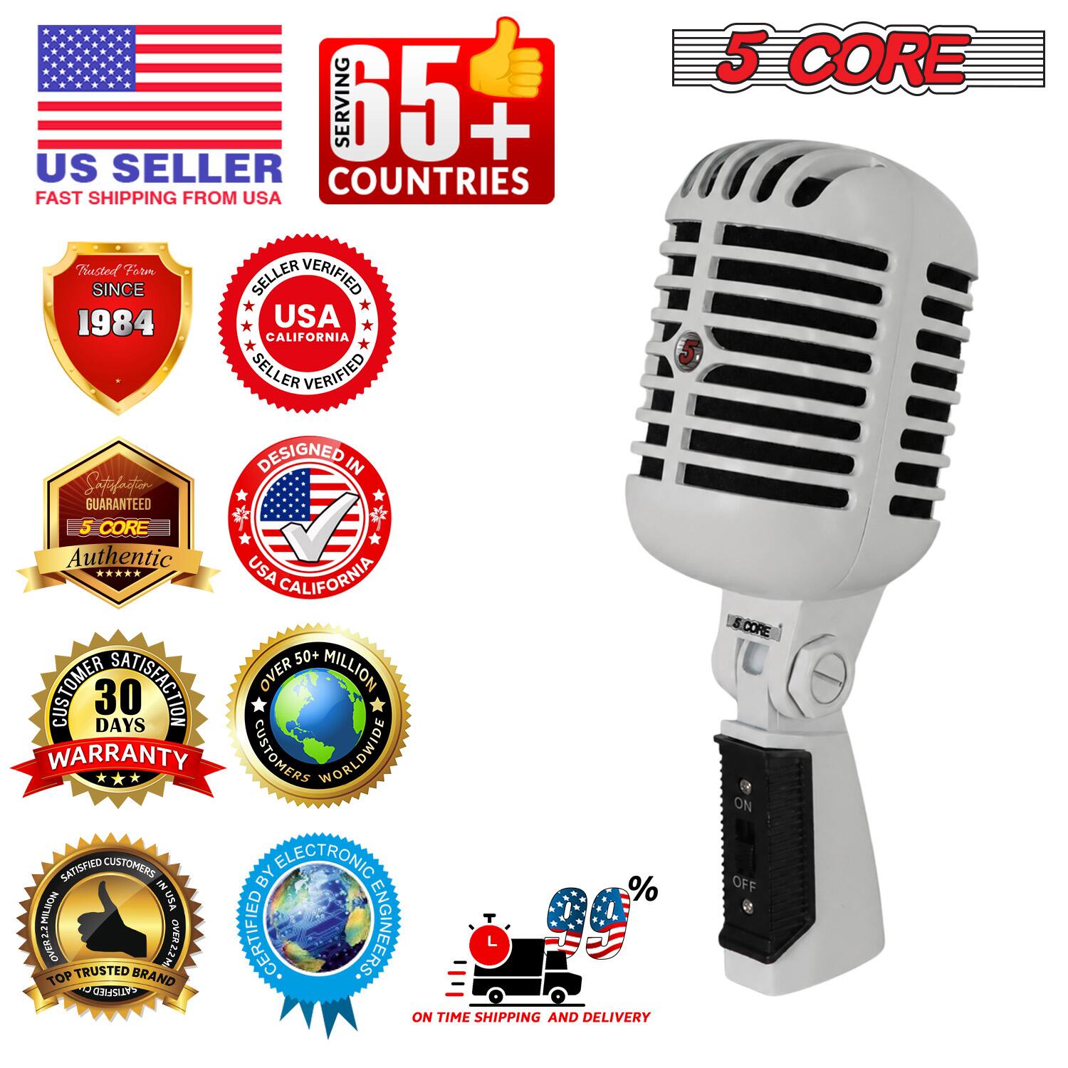 SERVING 65+ US SELLER COUNTRIES FAST SHIPPING FROM USA  
5 CORE  
TRUSTED SINCE 1984  
USA CALIFORNIA SELLER VERIFIED  
DESIGNED IN USA CALIFORNIA  
GUARANTEED  
AUTHENTIC  
CUSTOMER SATISFACTION  
30 DAYS WARRANTY  
OVER 50+ MILLION CUSTOMERS WORLDWIDE  
SATISFIED CUSTOMERS  
CERTIFIED BY ELECTRONIC ENGINEERS  
TOP TRUSTED BRAND  
ON TIME SHIPPING AND DELIVERY