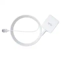 Arlo - Outdoor Charging Cable - USB-C, 25 ft. - White - Front_Zoom